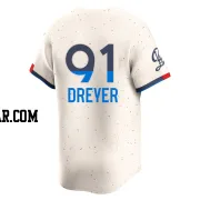 Jack Dreyer Men's Los Angeles Dodgers Cream Limited 2024 City Connect Jersey