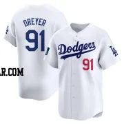 Jack Dreyer Men's Los Angeles Dodgers White Limited 2024 World Tour Seoul Series Home Jersey