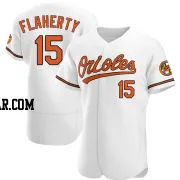 Jack Flaherty Men's Baltimore Orioles White Authentic Home Jersey