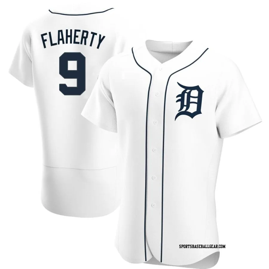 Jack Flaherty Men's Detroit Tigers White Authentic Home Jersey