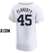 Jack Flaherty Men's Detroit Tigers White Elite Home Jersey