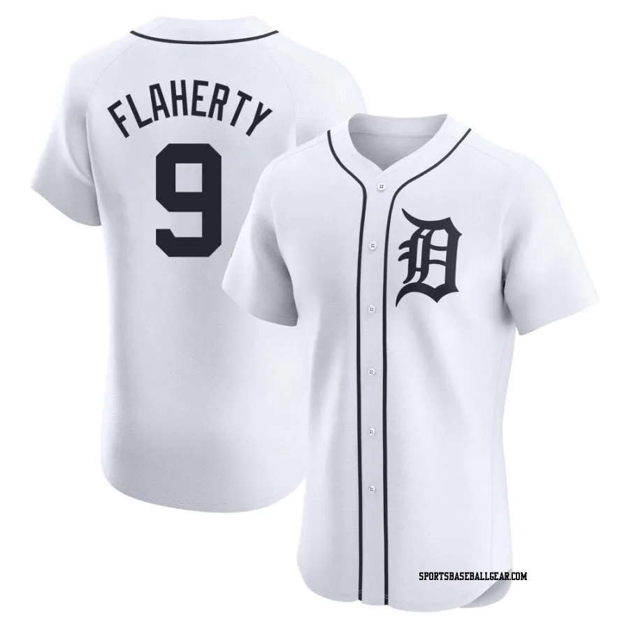 Jack Flaherty Men's Detroit Tigers White Elite Home Jersey