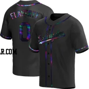 Jack Flaherty Men's Los Angeles Dodgers Black Holographic Replica Alternate Jersey