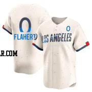 Jack Flaherty Men's Los Angeles Dodgers Cream Limited 2024 City Connect Jersey