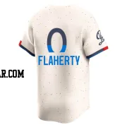 Jack Flaherty Men's Los Angeles Dodgers Cream Limited 2024 City Connect Jersey