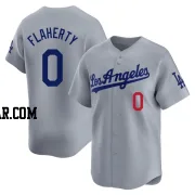 Jack Flaherty Men's Los Angeles Dodgers Gray Limited Away Jersey