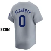 Jack Flaherty Men's Los Angeles Dodgers Gray Limited Away Jersey