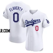 Jack Flaherty Men's Los Angeles Dodgers White Elite Home Jersey