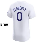 Jack Flaherty Men's Los Angeles Dodgers White Elite Home Jersey