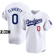 Jack Flaherty Men's Los Angeles Dodgers White Limited Home Jersey