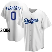 Jack Flaherty Men's Los Angeles Dodgers White Replica Home Jersey