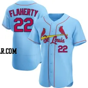 Jack Flaherty Men's St. Louis Cardinals Light Blue Authentic Alternate Jersey