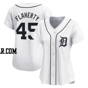 Jack Flaherty Women's Detroit Tigers White Limited Home Jersey