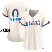 Jack Flaherty Women's Los Angeles Dodgers Cream Limited 2024 City Connect Jersey