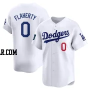 Jack Flaherty Youth Los Angeles Dodgers White Limited 2024 World Tour Seoul Series Home Jersey