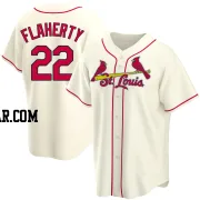 Jack Flaherty Youth St. Louis Cardinals Cream Replica Alternate Jersey