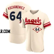 Jack Kochanowicz Men's Los Angeles Angels Cream Authentic 2022 City Connect Jersey