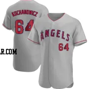 Jack Kochanowicz Men's Los Angeles Angels Gray Authentic Road Jersey