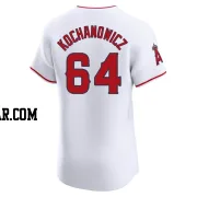 Jack Kochanowicz Men's Los Angeles Angels White Elite Home Jersey