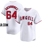 Jack Kochanowicz Men's Los Angeles Angels White Limited Home Jersey