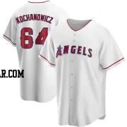 Jack Kochanowicz Men's Los Angeles Angels White Replica Home Jersey