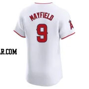 Jack Mayfield Men's Los Angeles Angels White Elite Home Jersey