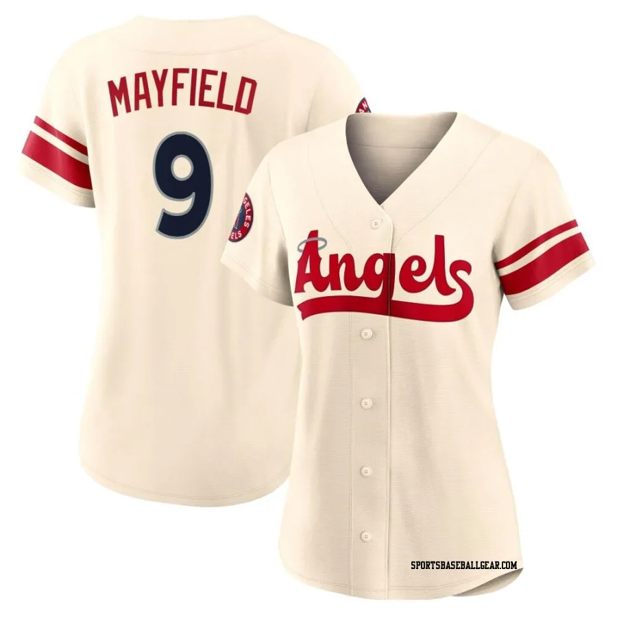 Jack Mayfield Women's Los Angeles Angels Cream Authentic 2022 City Connect Jersey