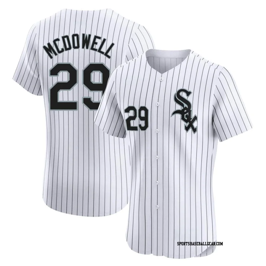 Jack Mcdowell Men's Chicago White Sox White Elite Home Jersey