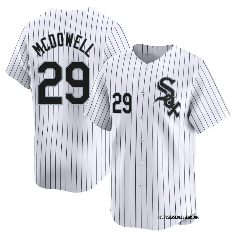 Jack Mcdowell Men's Chicago White Sox White Limited Home Jersey