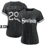 Jack Mcdowell Women's Chicago White Sox Black Authentic 2021 City Connect Jersey