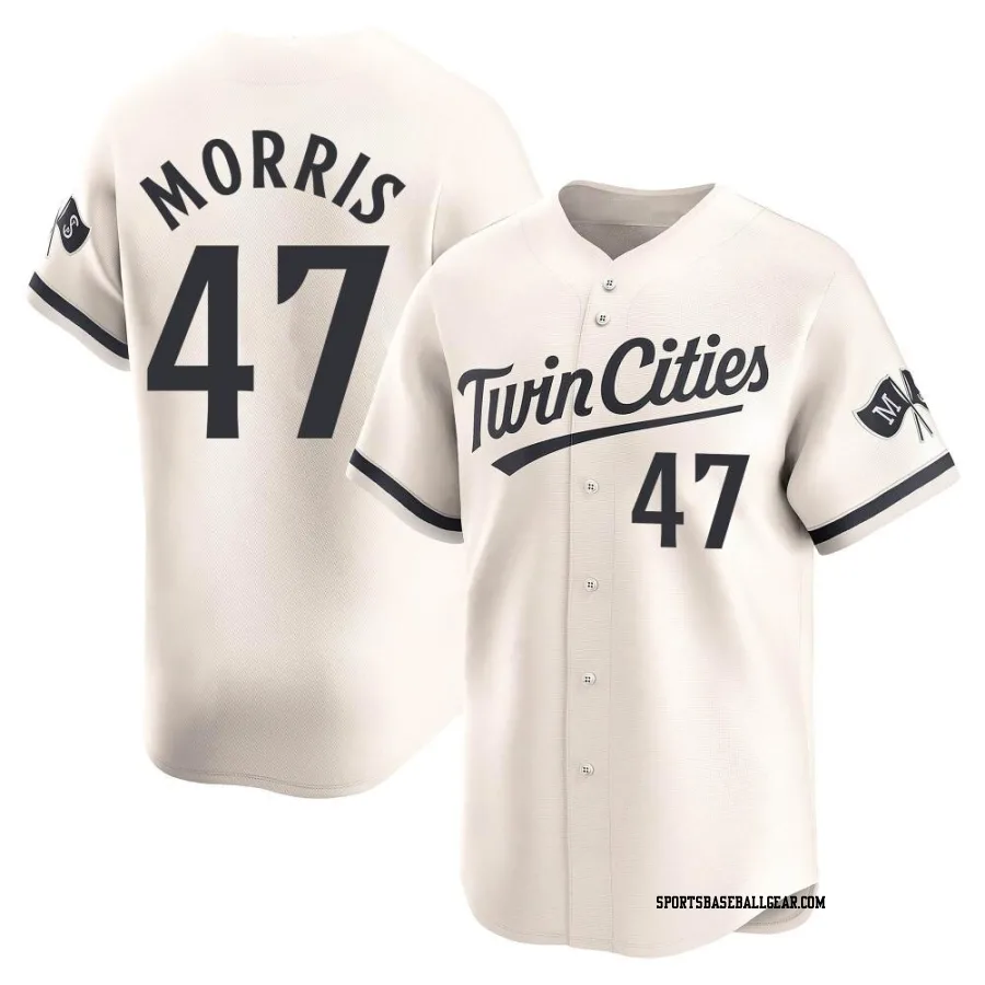 Jack Morris Men's Minnesota Twins Cream Limited Alternate Jersey