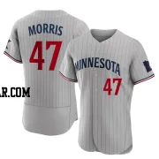 Jack Morris Men's Minnesota Twins Gray Authentic Road Jersey