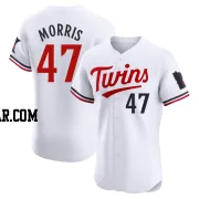 Jack Morris Men's Minnesota Twins White Elite Home Jersey