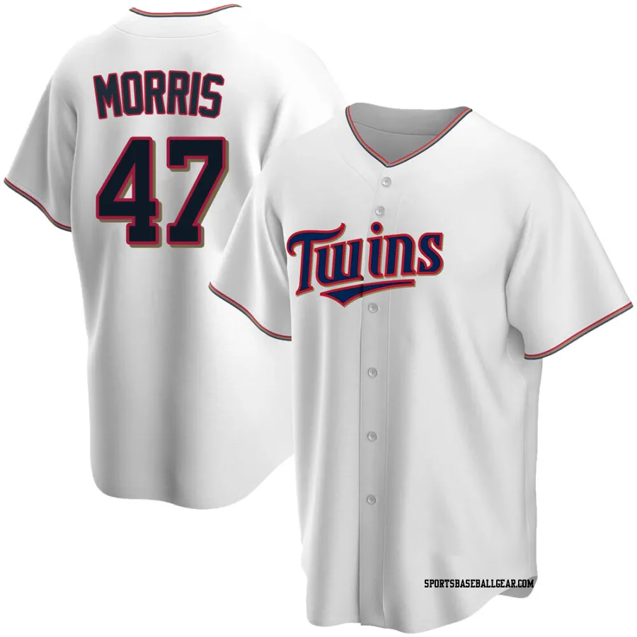 Jack Morris Men's Minnesota Twins White Replica Home Jersey