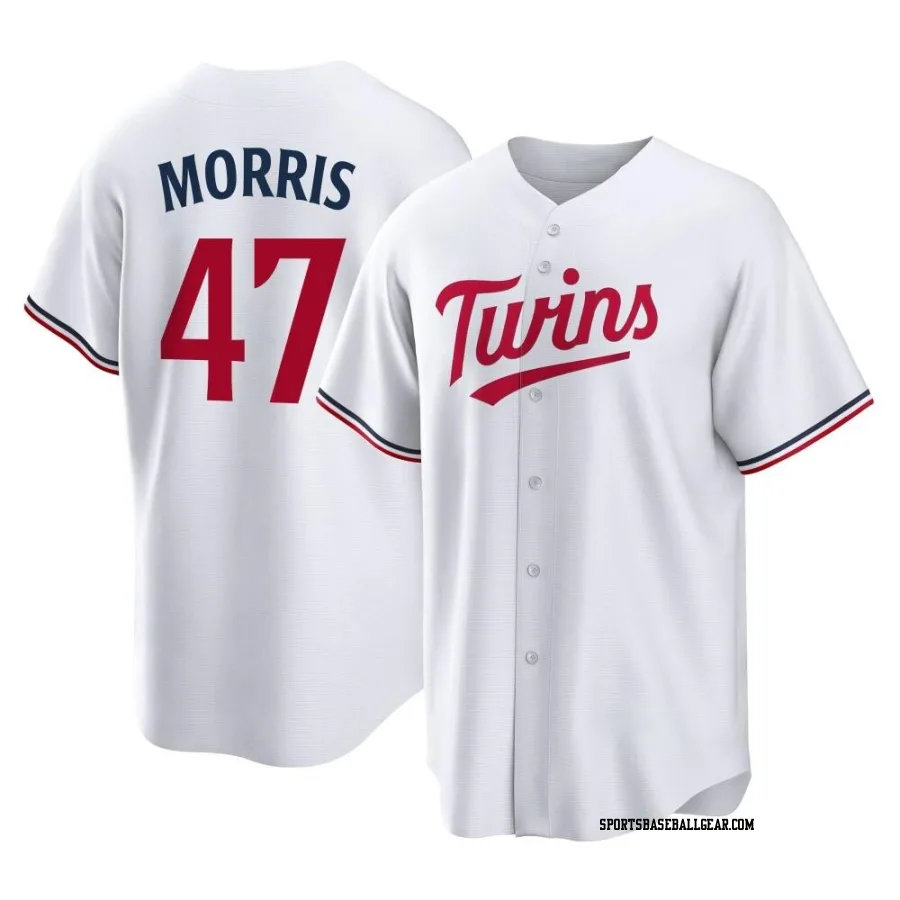 Jack Morris Men's Minnesota Twins White Replica Home Jersey