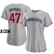 Jack Morris Women's Minnesota Twins Gray Authentic Road Jersey