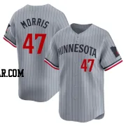 Jack Morris Youth Minnesota Twins Gray Limited Road Jersey