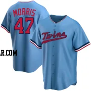 Jack Morris Youth Minnesota Twins Light Blue Replica Alternate Jersey