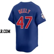 Jack Neely Men's Chicago Cubs Royal Limited Alternate Jersey