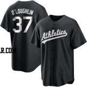 Jack O'Loughlin Men's Oakland Athletics Black/White Replica Jersey