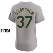 Jack O'Loughlin Men's Oakland Athletics Gray Elite Road Jersey