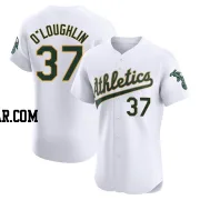 Jack O'Loughlin Men's Oakland Athletics White Elite Home Jersey