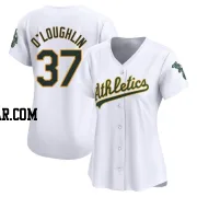 Jack O'Loughlin Women's Oakland Athletics White Limited Home Jersey