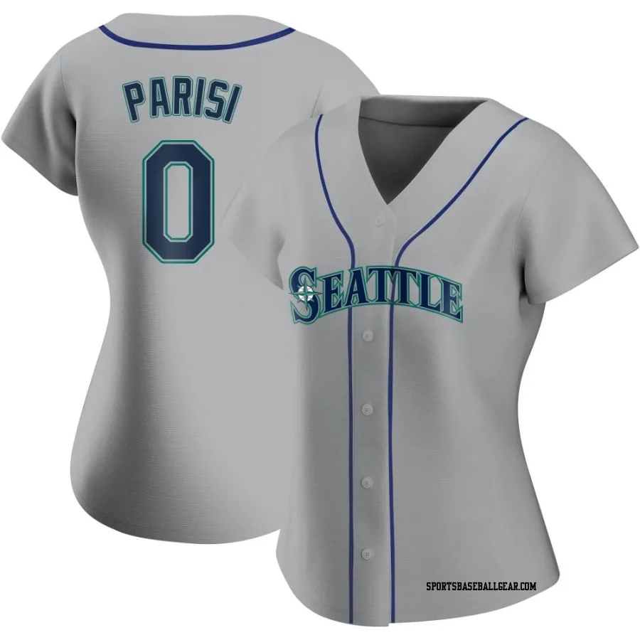 Jack Parisi Women's Seattle Mariners Gray Authentic Road Jersey