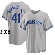 Jackie Bradley Jr. Men's Kansas City Royals Gray Replica 2022 Road Jersey