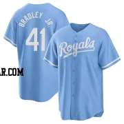 Jackie Bradley Jr. Men's Kansas City Royals Light Blue Replica 2022 Alternate Jersey