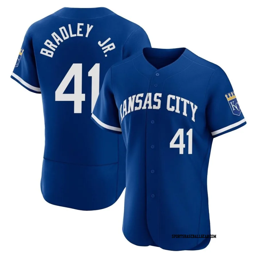 Jackie Bradley Jr. Men's Kansas City Royals Royal Authentic 2022 Alternate Jersey