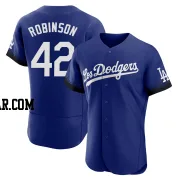 Jackie Robinson Men's Los Angeles Dodgers Royal Authentic 2021 City Connect Jersey