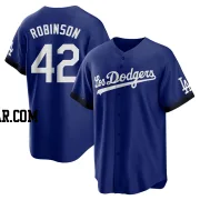 Jackie Robinson Men's Los Angeles Dodgers Royal Replica 2021 City Connect Jersey