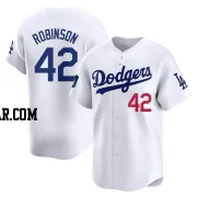 Jackie Robinson Men's Los Angeles Dodgers White Limited 2024 World Tour Seoul Series Home Jersey